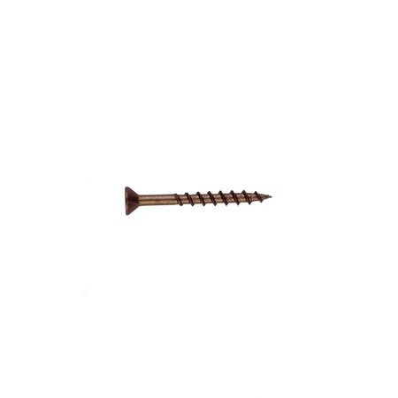 GRIP-RITE Wood Screw, #6, 1-5/8 in, Zinc Yellow Bugle Head Phillips Drive, 189 PK 158GS1